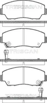 Комплект тормозных колодок, дисковый тормоз TRISCAN 811050872