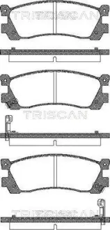 Комплект тормозных колодок, дисковый тормоз TRISCAN 811050896