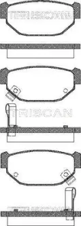 Комплект тормозных колодок, дисковый тормоз TRISCAN 811068983