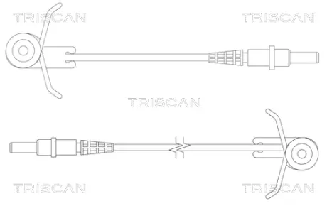 Сигнализатор, износ тормозных колодок TRISCAN 811510004