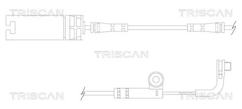 Сигнализатор, износ тормозных колодок TRISCAN 811511026 (фото 1)