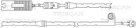 Сигнализатор, износ тормозных колодок TRISCAN 811511037