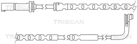 Сигнализатор, износ тормозных колодок TRISCAN 811511041