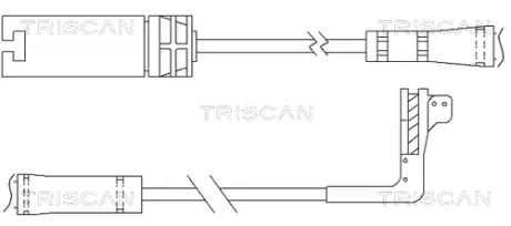 Сигнализатор, износ тормозных колодок TRISCAN 811511054
