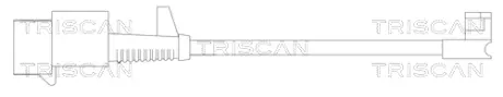 Сигнализатор, износ тормозных колодок TRISCAN 811515001