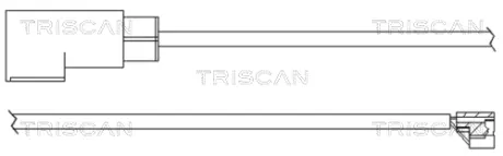 Сигнализатор, износ тормозных колодок TRISCAN 811516003