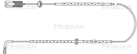 Сигнализатор, износ тормозных колодок TRISCAN 811517002