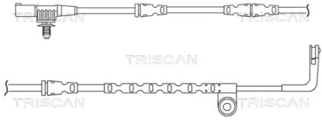 Сигнализатор, износ тормозных колодок TRISCAN 811517007