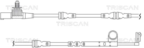 Сигнализатор, износ тормозных колодок TRISCAN 811517011