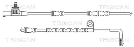 Сигнализатор, износ тормозных колодок TRISCAN 811517017