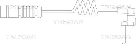 Сигнализатор, износ тормозных колодок TRISCAN 811523013