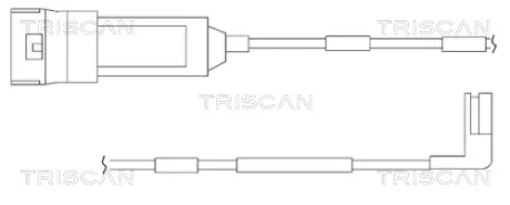 Сигнализатор, износ тормозных колодок TRISCAN 811524002