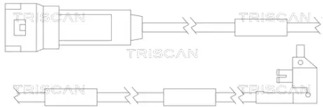 Сигнализатор, износ тормозных колодок TRISCAN 811524003