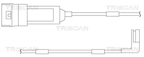 Сигнализатор, износ тормозных колодок TRISCAN 811524004