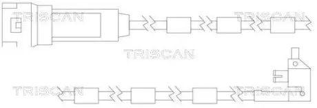 Сигнализатор, износ тормозных колодок TRISCAN 811524007