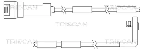 Сигнализатор, износ тормозных колодок TRISCAN 811524008