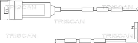 Сигнализатор, износ тормозных колодок TRISCAN 811524009