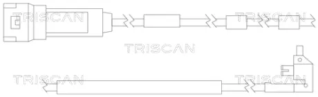 Сигнализатор, износ тормозных колодок TRISCAN 811524011