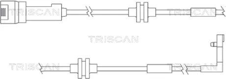 Сигнализатор, износ тормозных колодок TRISCAN 811524012