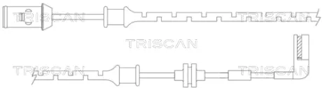 Сигнализатор, износ тормозных колодок TRISCAN 811524015