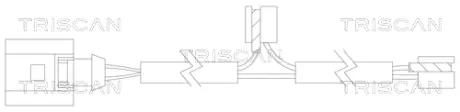 Сигнализатор, износ тормозных колодок TRISCAN 811529005