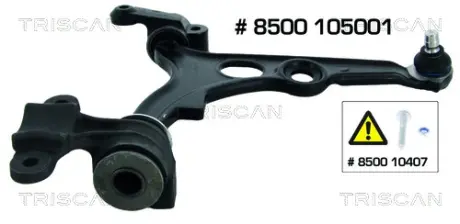Рычаг независимой подвески колеса, подвеска колеса TRISCAN 8500105001