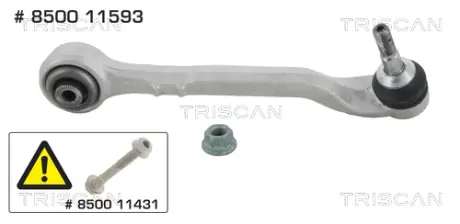 Рычаг независимой подвески колеса, подвеска колеса TRISCAN 850011593