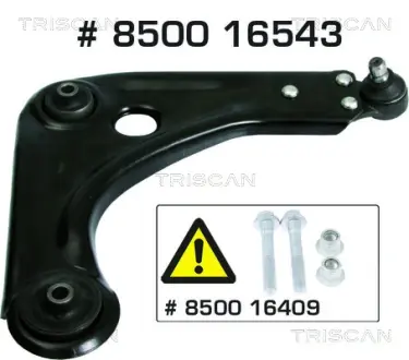Рычаг независимой подвески колеса, подвеска колеса TRISCAN 850016543