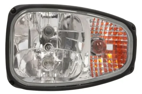 Фара Лів (H1/H7/PY21/T4W, верхнє кріплення, колір повороту: прозор) JCB 3, 4 TRUCKLIGHT HLJC001L