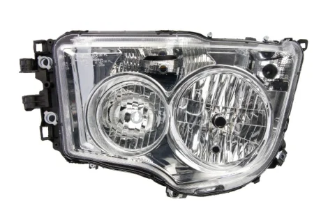 Фара Лів (H1/H21W/H7/PY21W/W5W, ручн, без мотора, включає денні ходові вогні, колір відбивача: хром, колір повороту: прозор) MERCEDES ANTOS, AROCS 07.12- TRUCKLIGHT HLME015L