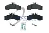 Комплект тормозных колодок, дисковый тормоз TRUCKTEC 0235083 (фото 1)