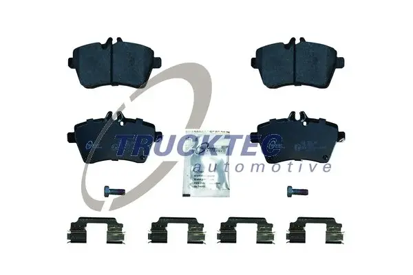 Комплект тормозных колодок, дисковый тормоз TRUCKTEC 0235148 (фото 1)