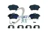 Комплект тормозных колодок, дисковый тормоз TRUCKTEC 0235148 (фото 1)