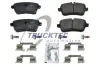 Комплект тормозных колодок, дисковый тормоз TRUCKTEC 0235437 (фото 1)