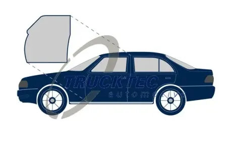 Резинка стекла передней двери TRUCKTEC 0253027
