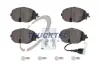 Комплект тормозных колодок, дисковый тормоз TRUCKTEC 0735257 (фото 1)