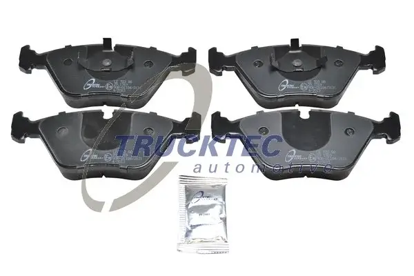 Комплект тормозных колодок, дисковый тормоз TRUCKTEC 0834098 (фото 1)