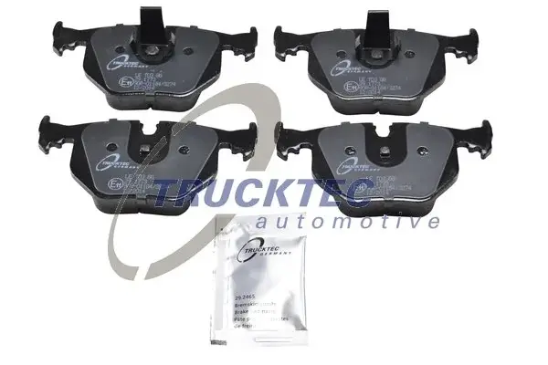 Комплект тормозных колодок, дисковый тормоз TRUCKTEC 0834102 (фото 1)