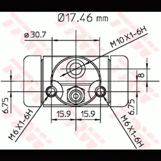 Цилиндр тормозной TRW BWA130