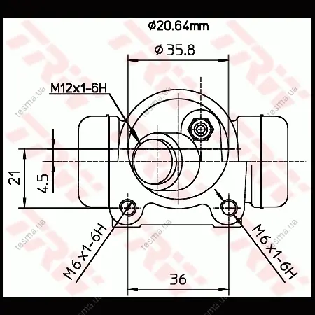(ПРОМО) TRW BWF280 (фото 1)