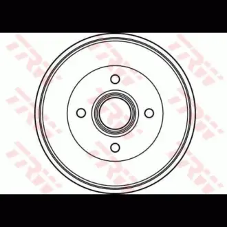 Барабан гальмівний TRW DB4120