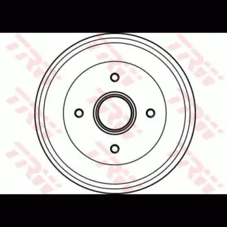 Барабан гальмівний TRW DB4238