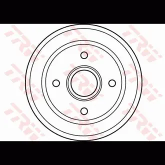 Барабан гальмівний TRW DB4304