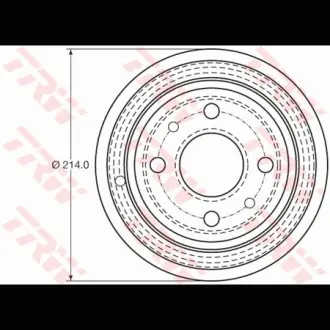 Барабан гальмівний TRW DB4398
