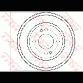 Барабан гальмівний TRW DB4401