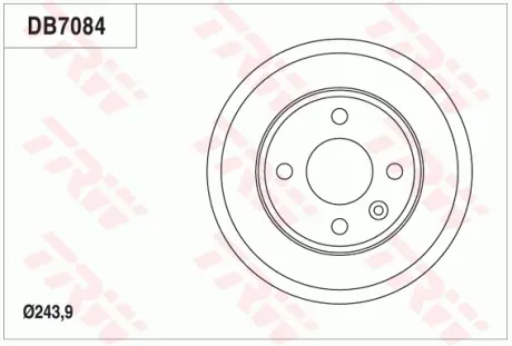 Барабан тормозной TRW DB7084
