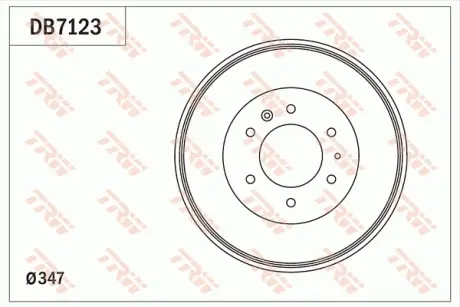 Барабан гальмівний TRW DB7123