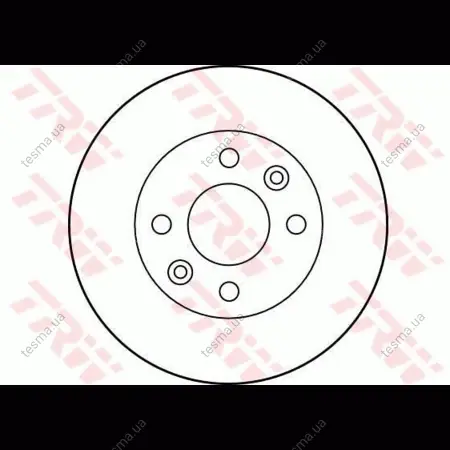 Диск тормозной TRW DF1018 (фото 1)