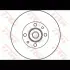 Диск тормозной TRW DF1019 (фото 1)