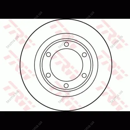 Диск тормозной TRW DF1107 (фото 1)